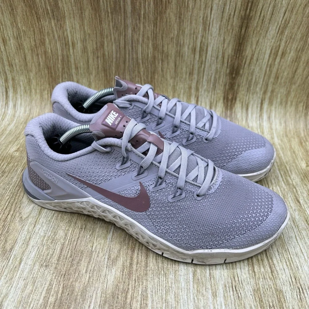 Nike Metcon 4 Women's Size 8.5 Gray Sneakers Training Shoes AH8804-002